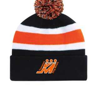 AJM Striped Cuff Toque 9S243M